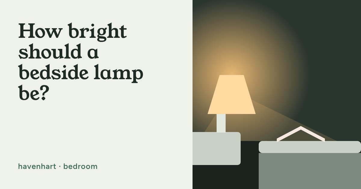 A softly lit bedside lamp on a night table beside a bed with an open book